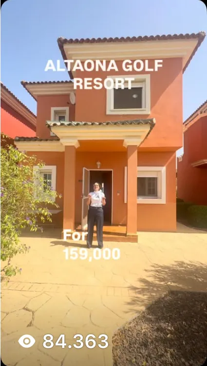 Reel de Sunvillas Murcia: «Altaona Golf Resort, for 159,000», 84,3K visitas en Facebook